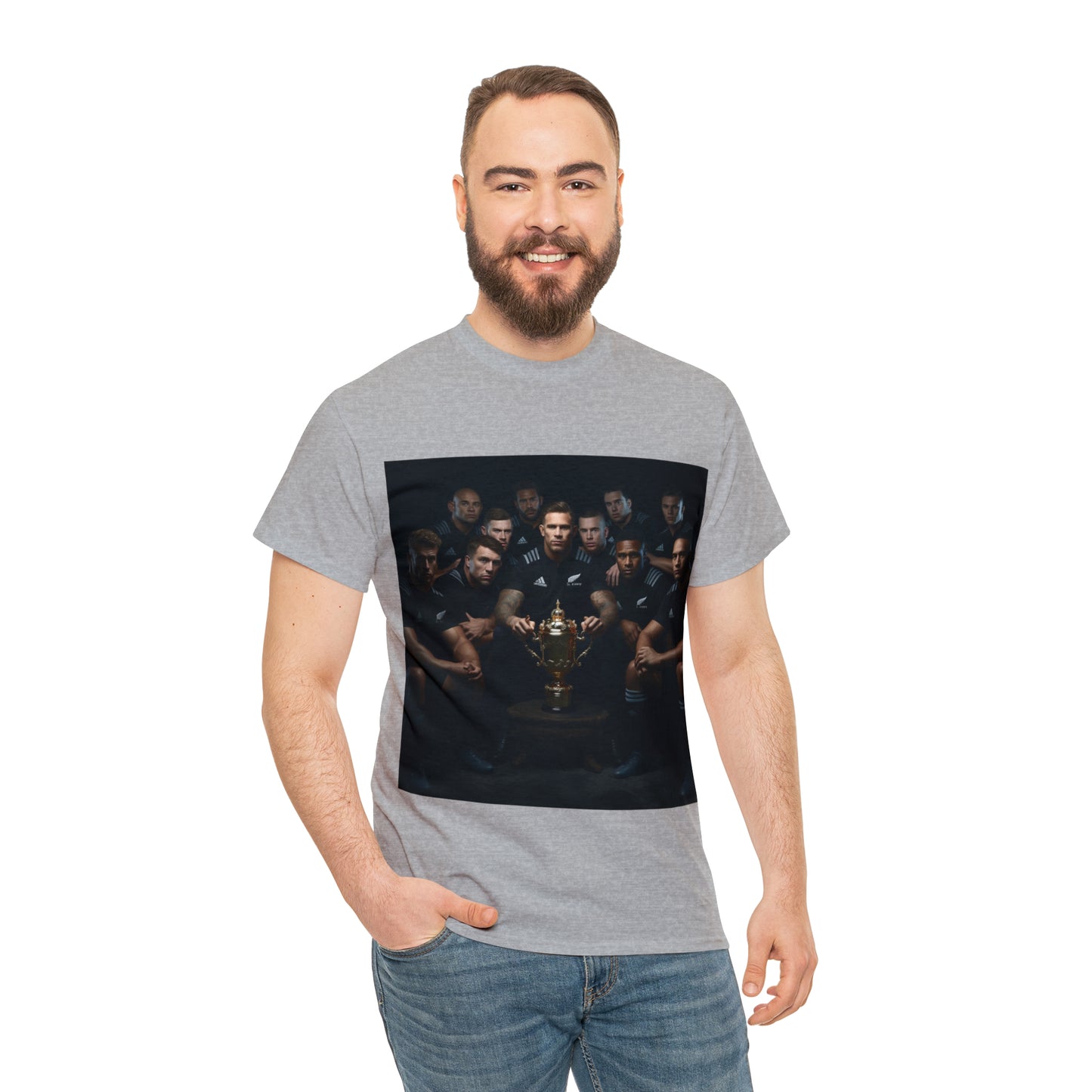 All Blacks Winners Photoshoot - light shirts