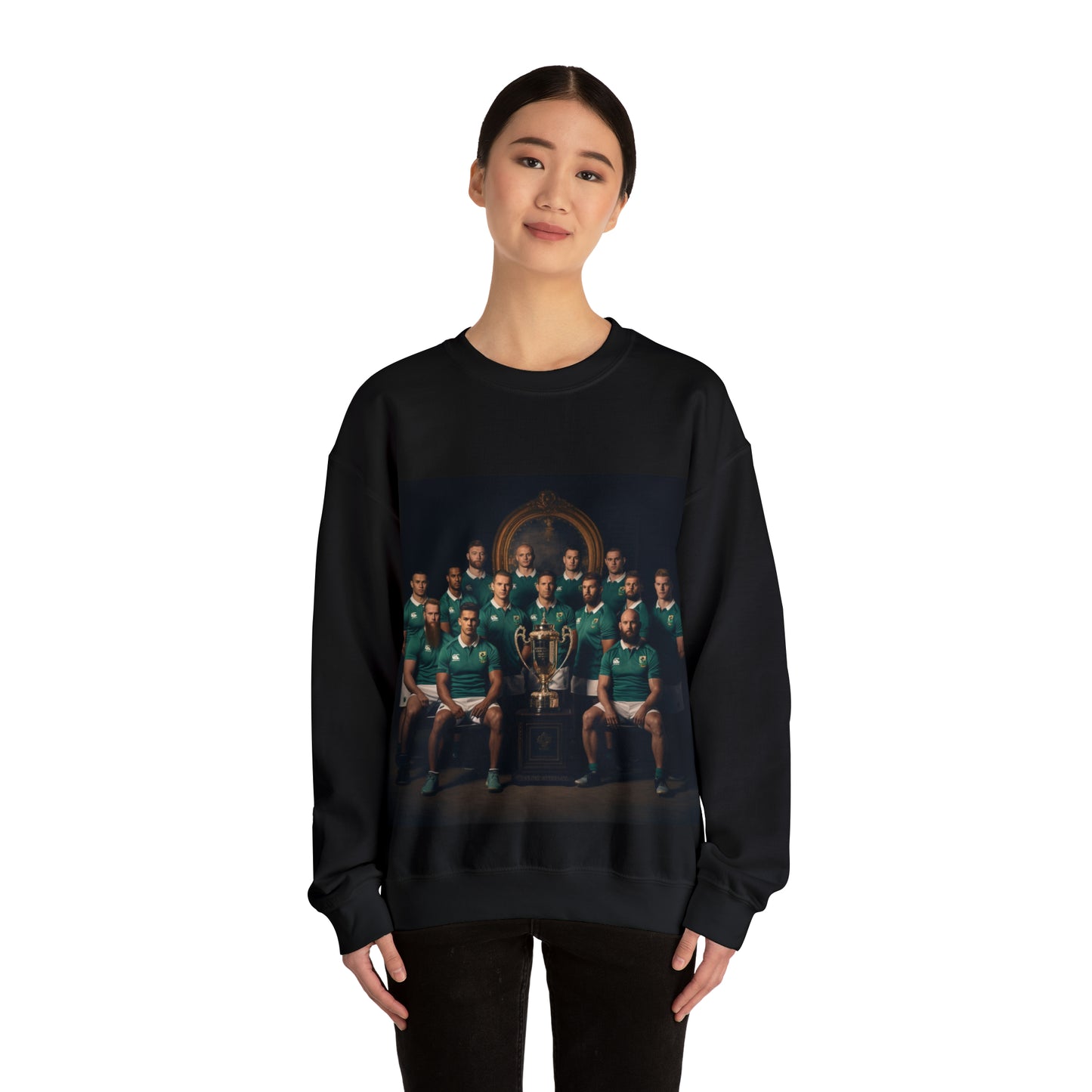 Ireland World Cup photoshoot - black sweatshirt
