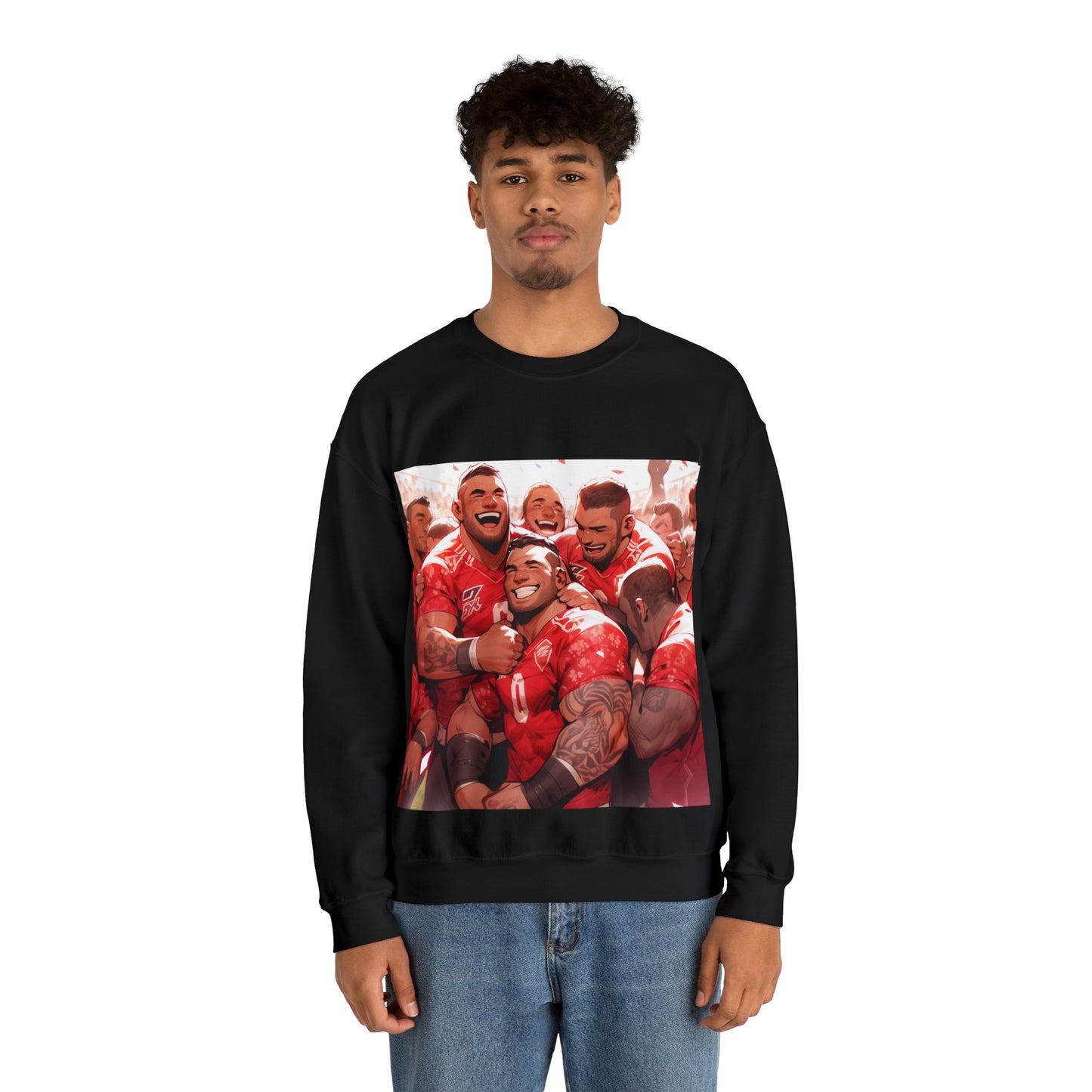 Happy Tonga - black sweatshirt