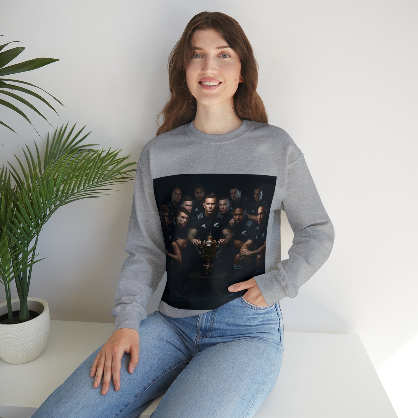 All Blacks Winners Photoshoot - light sweatshirts