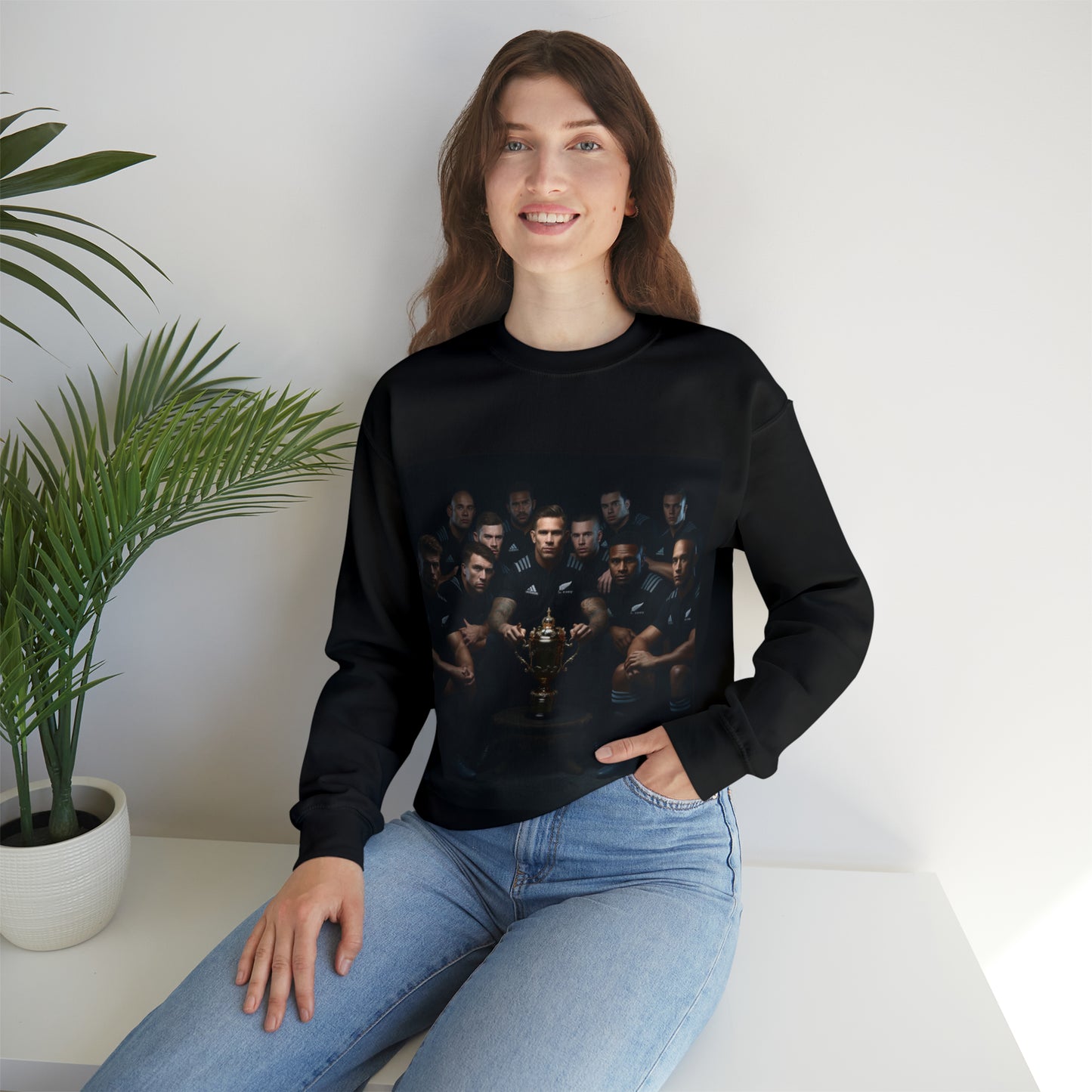 All Blacks Winners Photoshoot - black sweatshirt