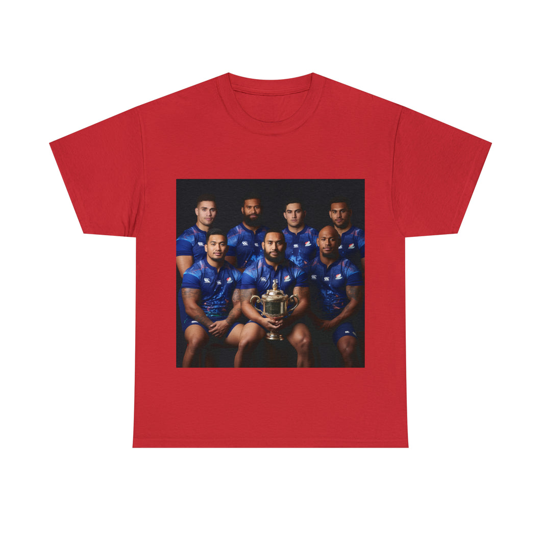 Samoa RWC Photoshoot - dark shirts