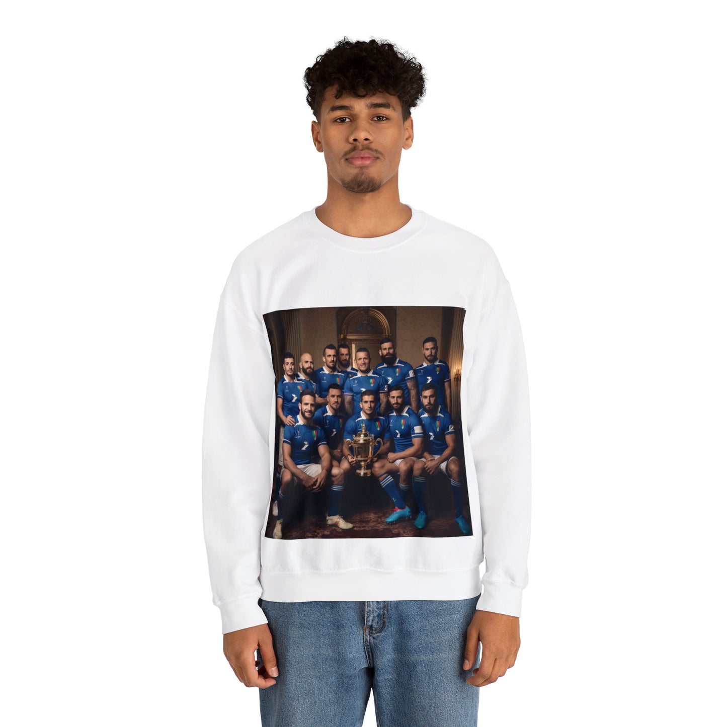 Italy World Cup photoshoot - light sweatshirts