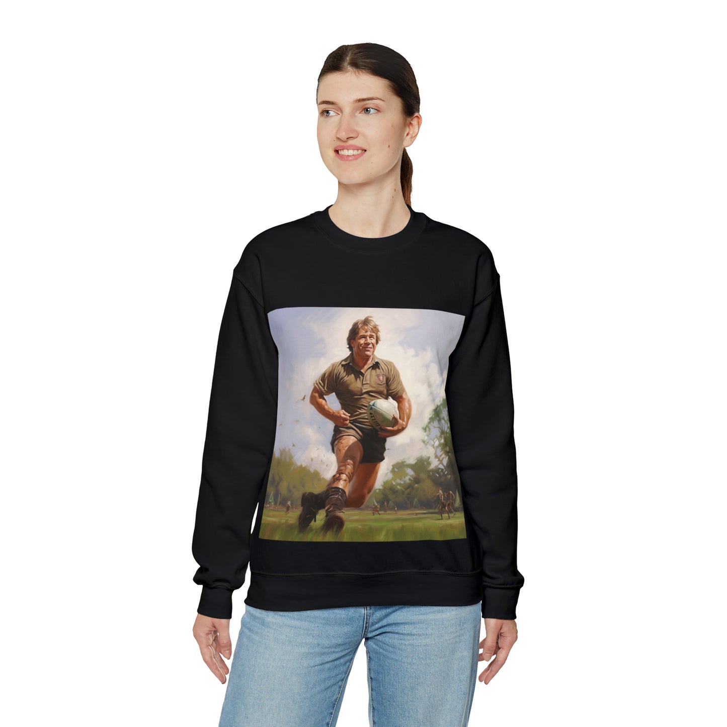 Steve Irwin 2 - black sweatshirt