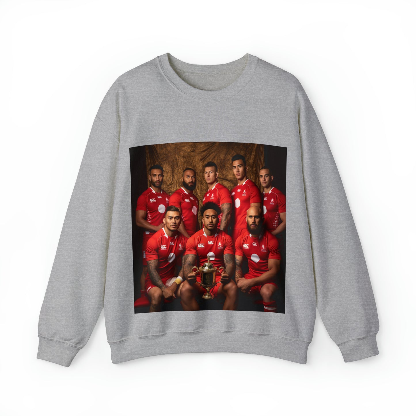 Tonga RWC photoshoot - light sweatshirts