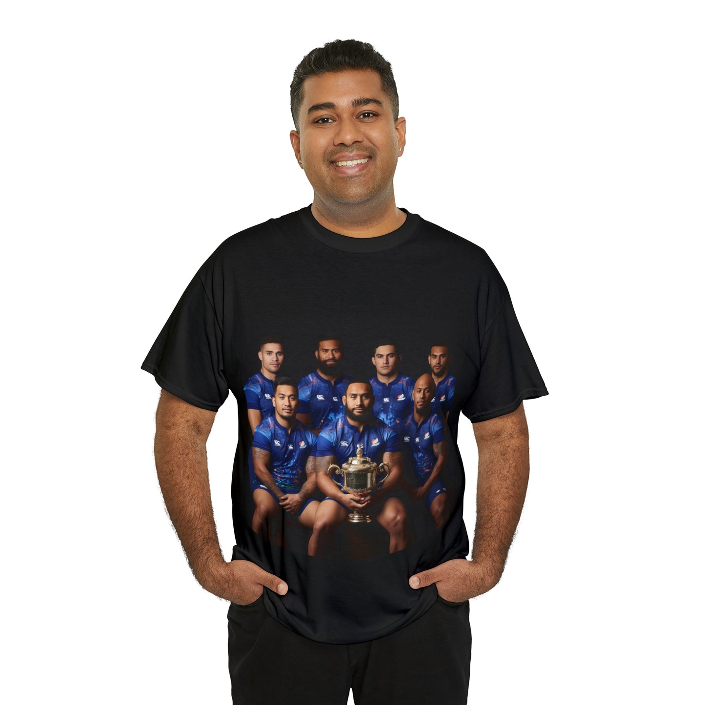 Samoa RWC Photoshoot - dark shirts