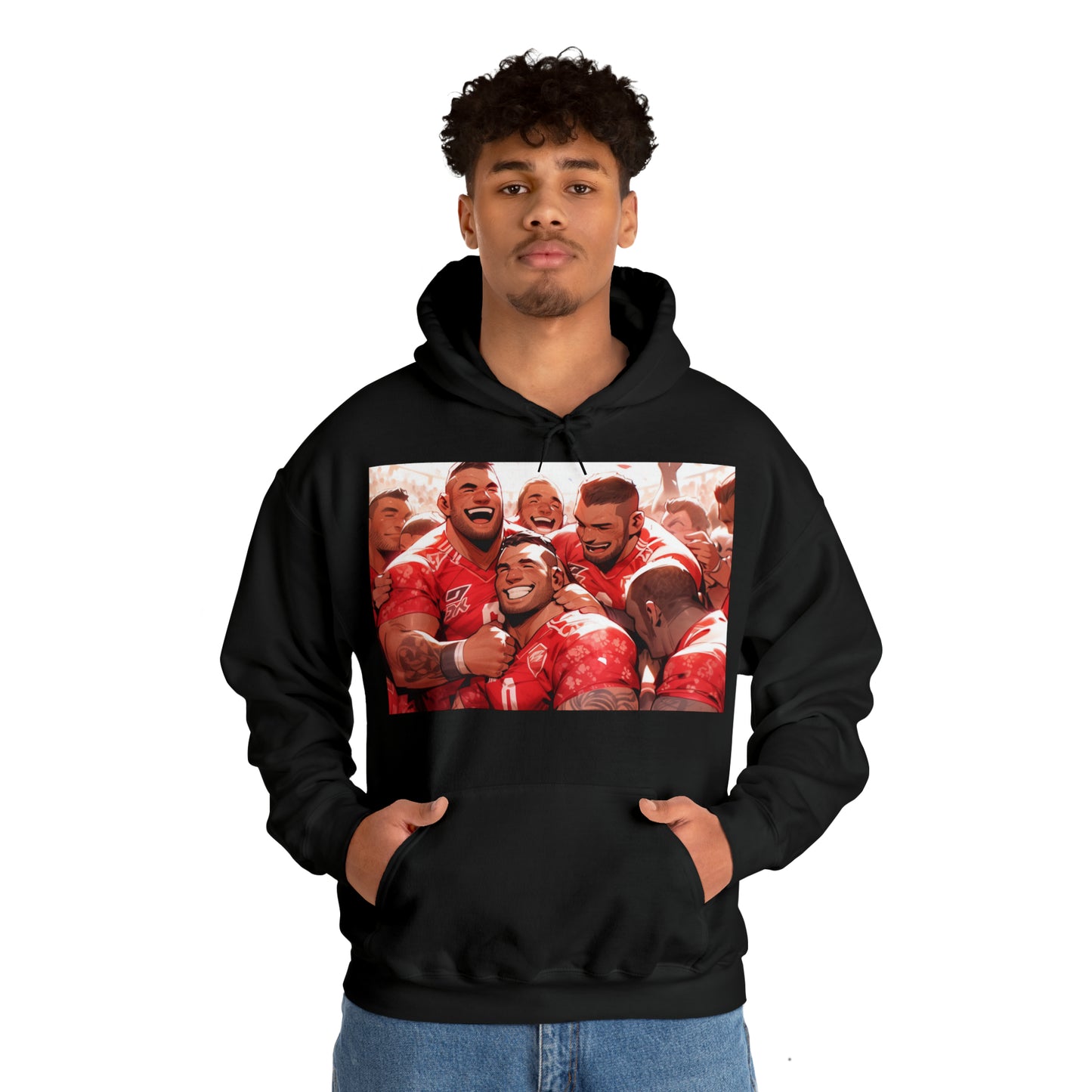 Happy Tonga - dark hoodies