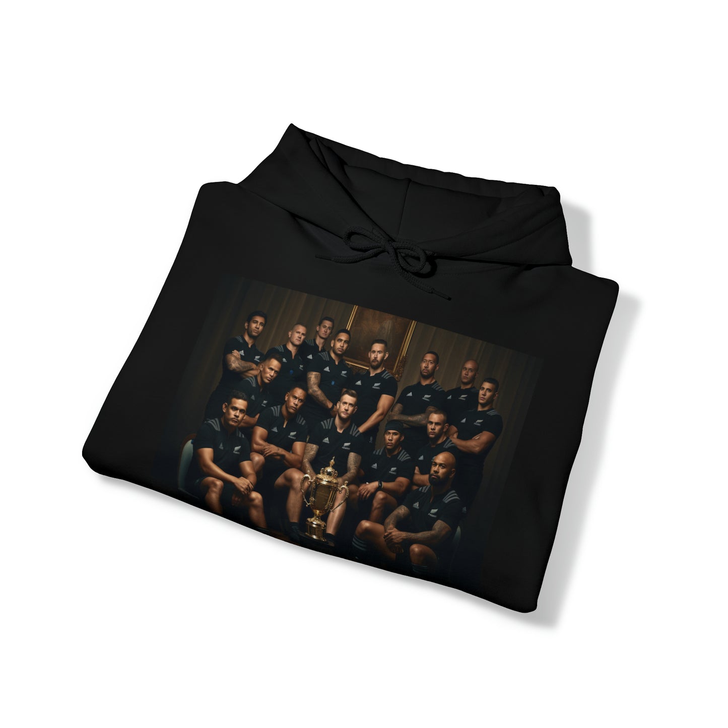 All Blacks with Web Ellis Cup - black hoodie