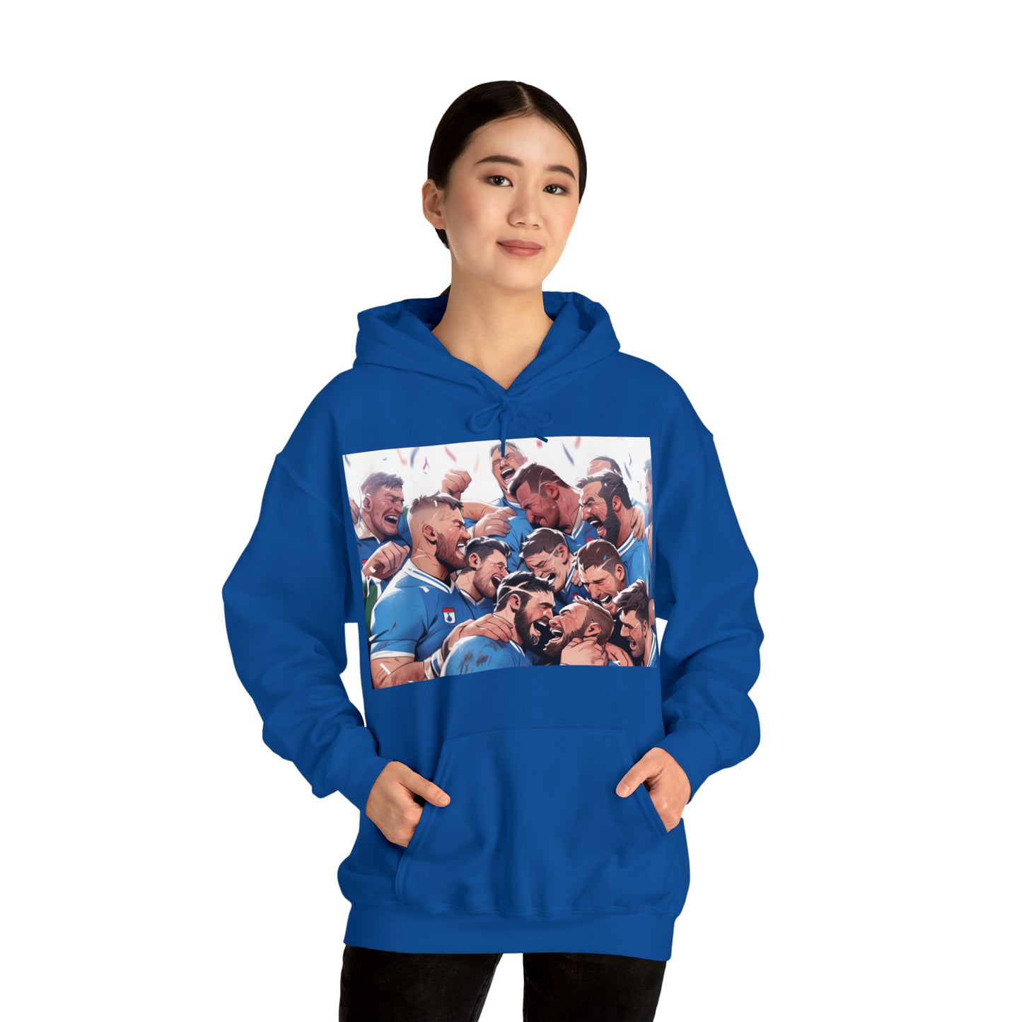 Post Match Italy - dark hoodies