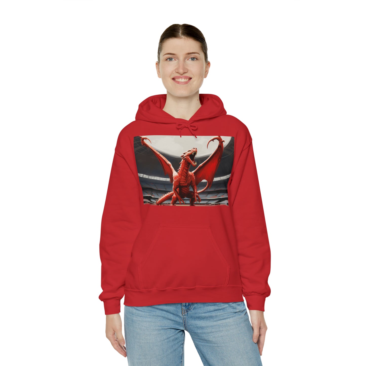 Welsh Dragon - dark hoodies