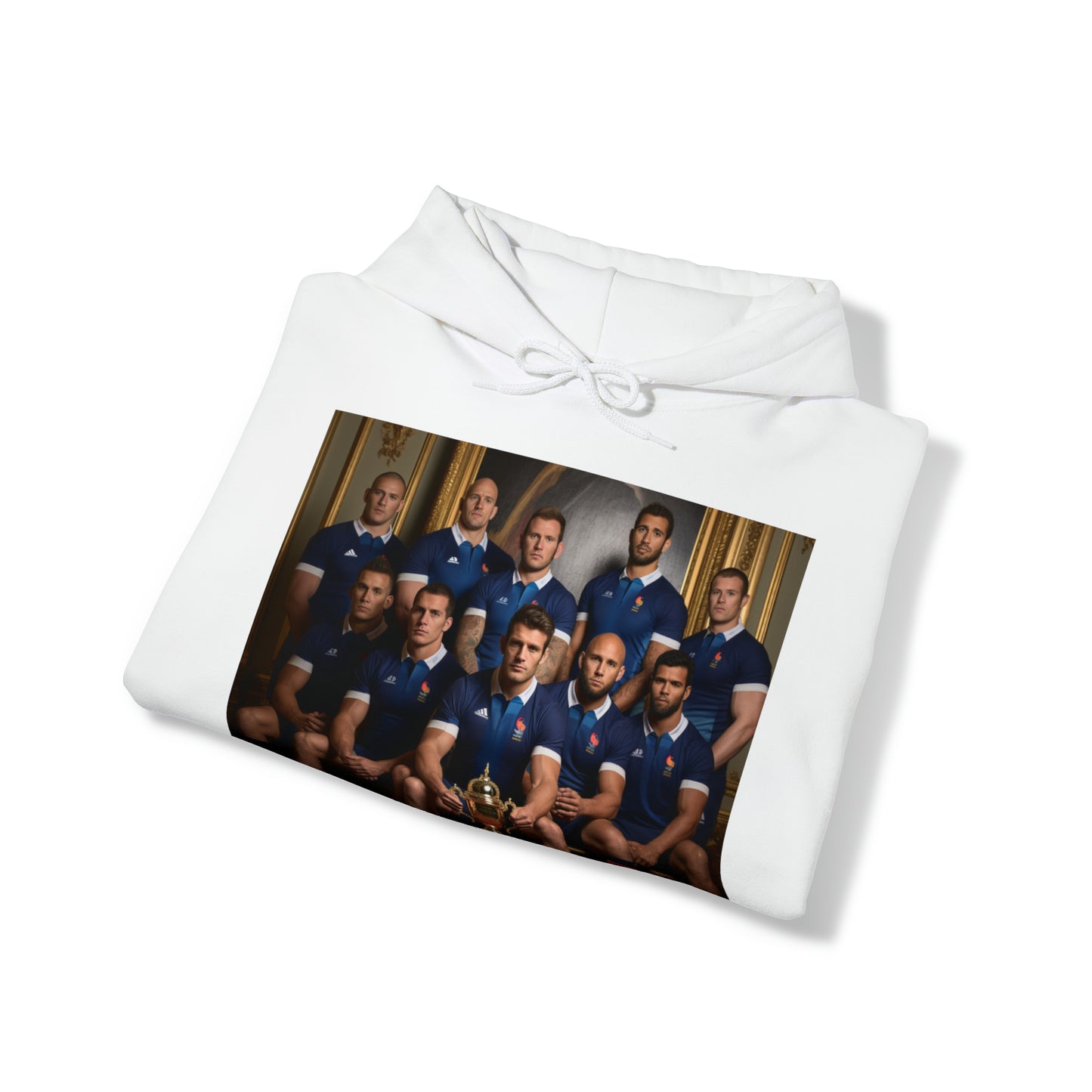 France World Cup Photoshoot - light hoodies