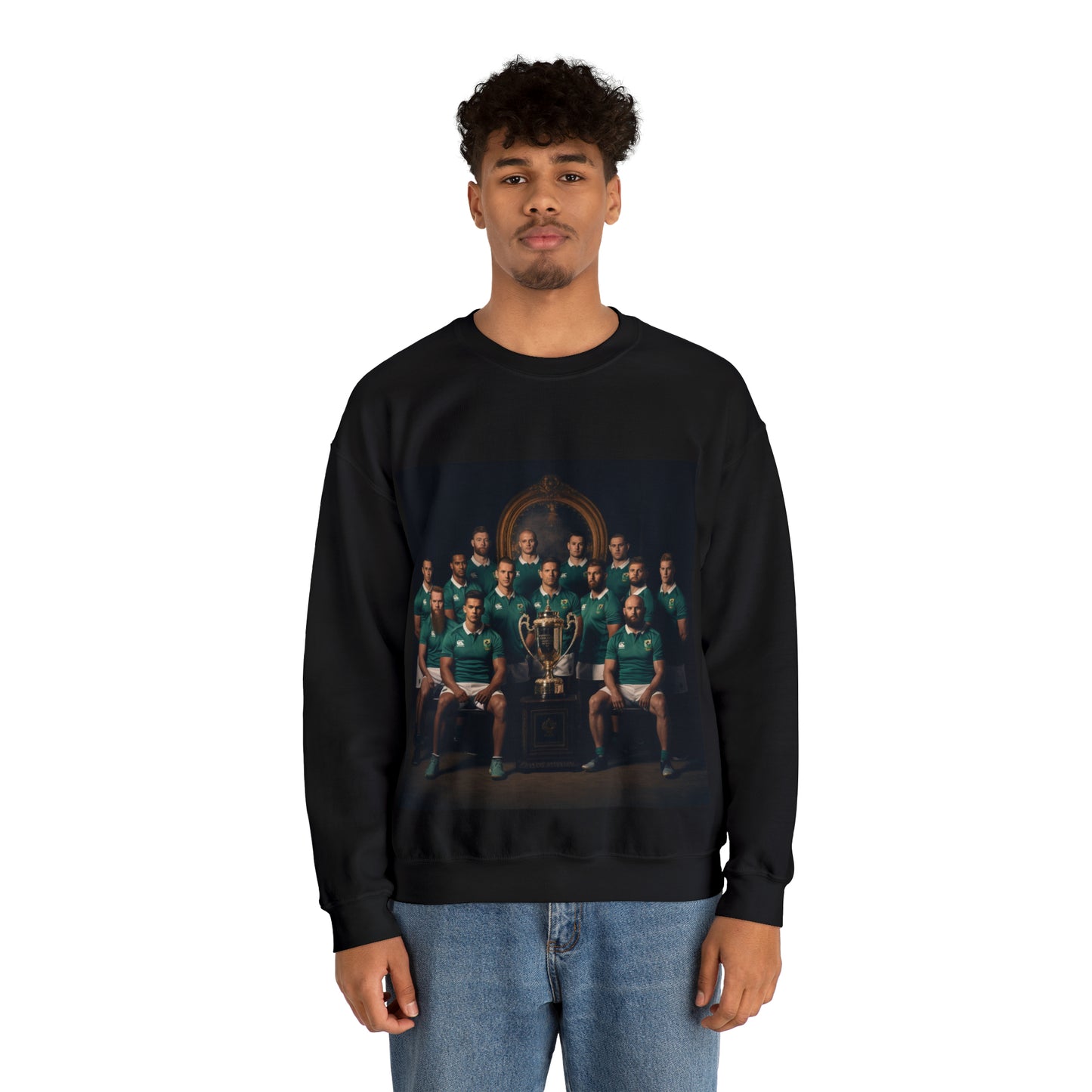 Ireland World Cup photoshoot - black sweatshirt