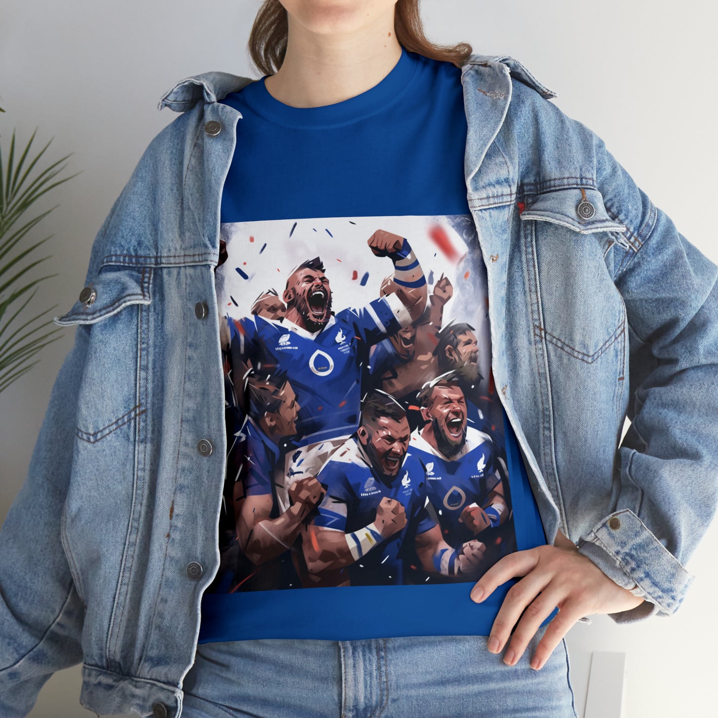 France Celebrating - dark shirts