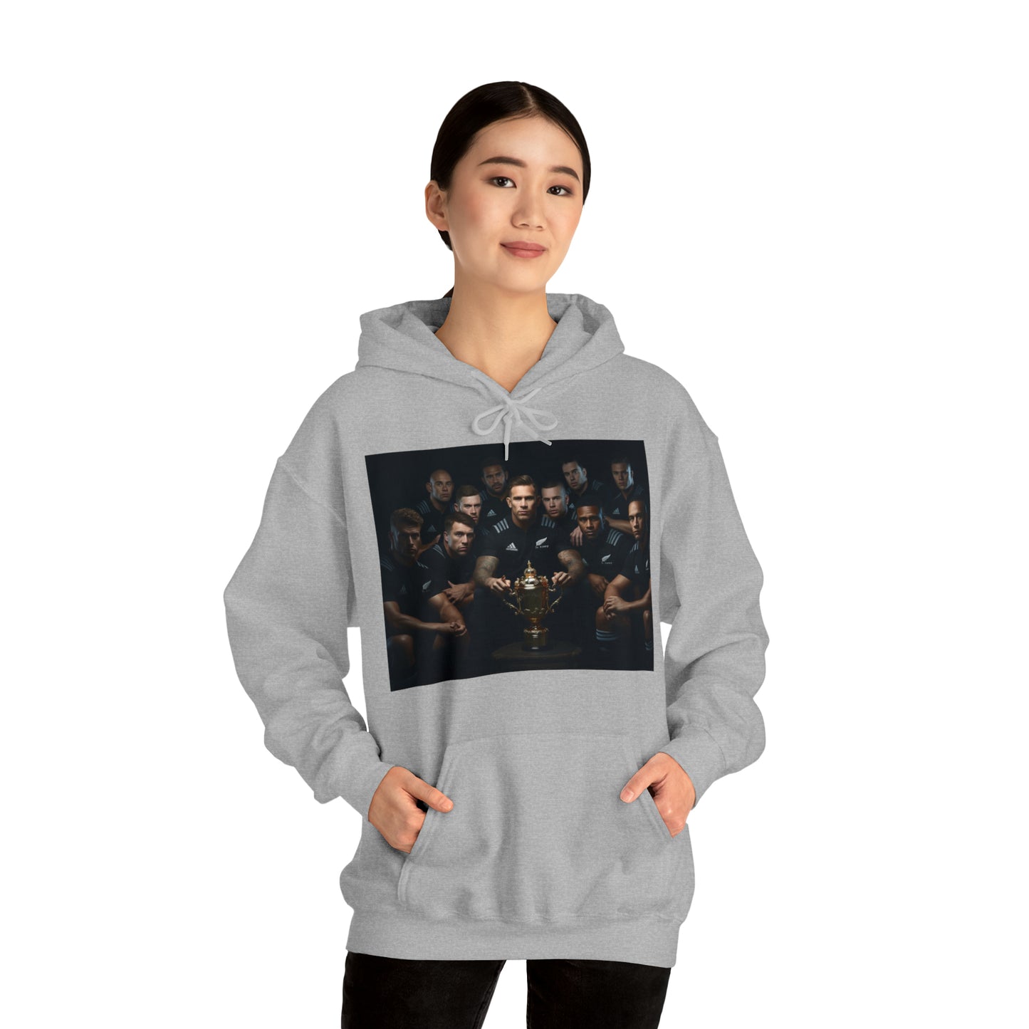 All Blacks Winners Photoshoot - light hoodies