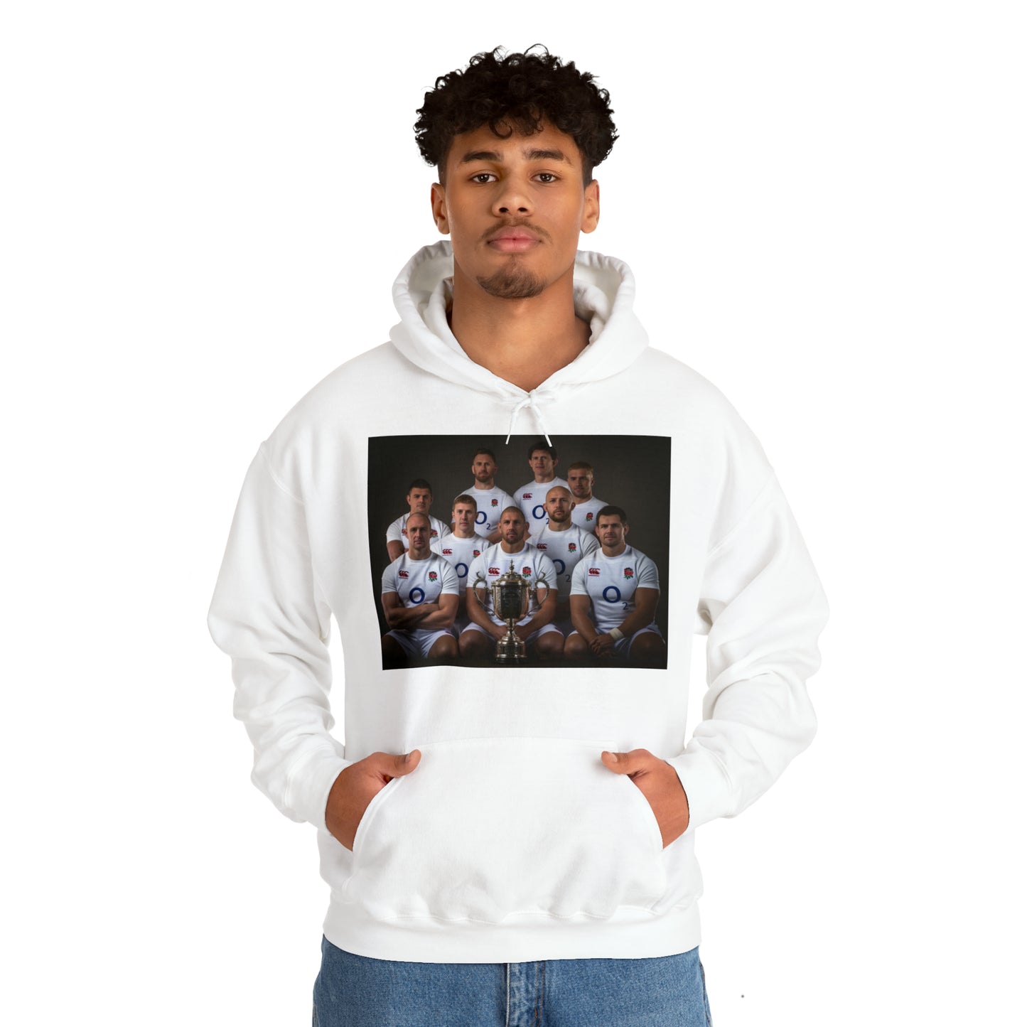 England World Cup Photoshoot - light hoodies