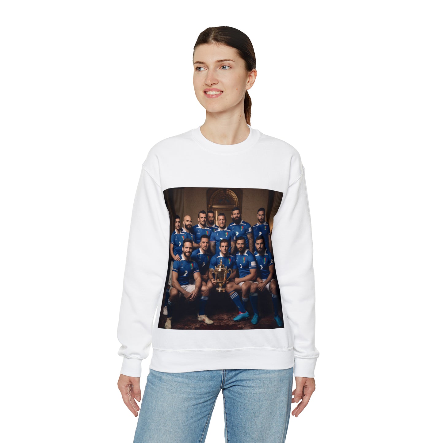 Italy World Cup photoshoot - light sweatshirts