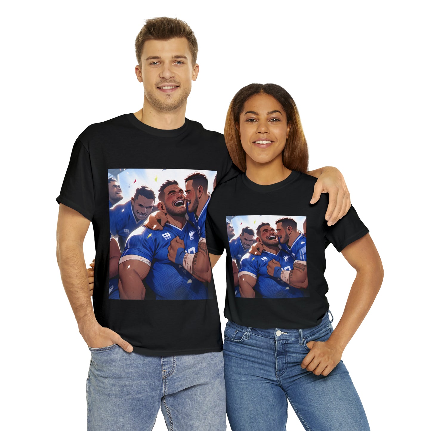Post Match Samoa - dark shirts