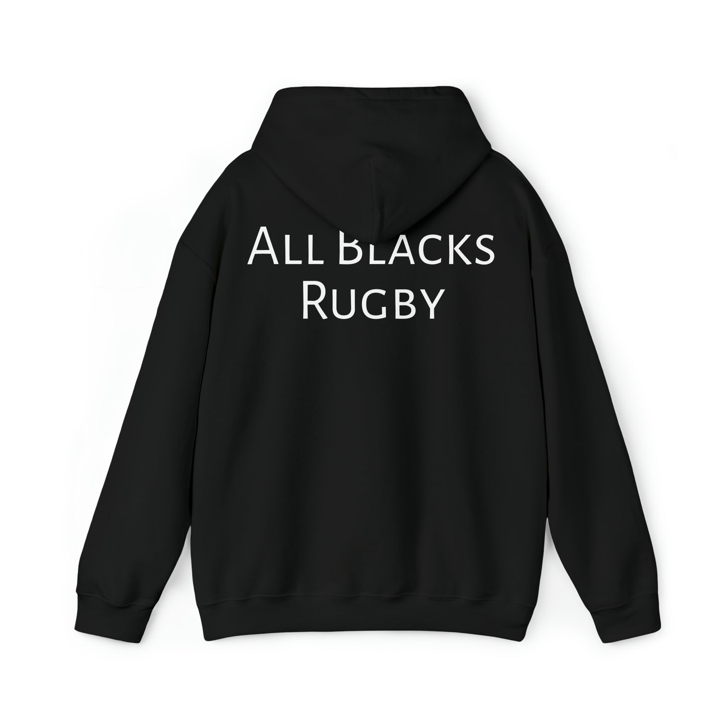 All Blacks lifting World Cup - black hoodie