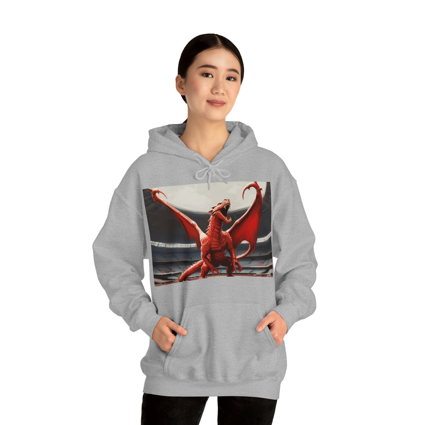 Welsh Dragon - light hoodies