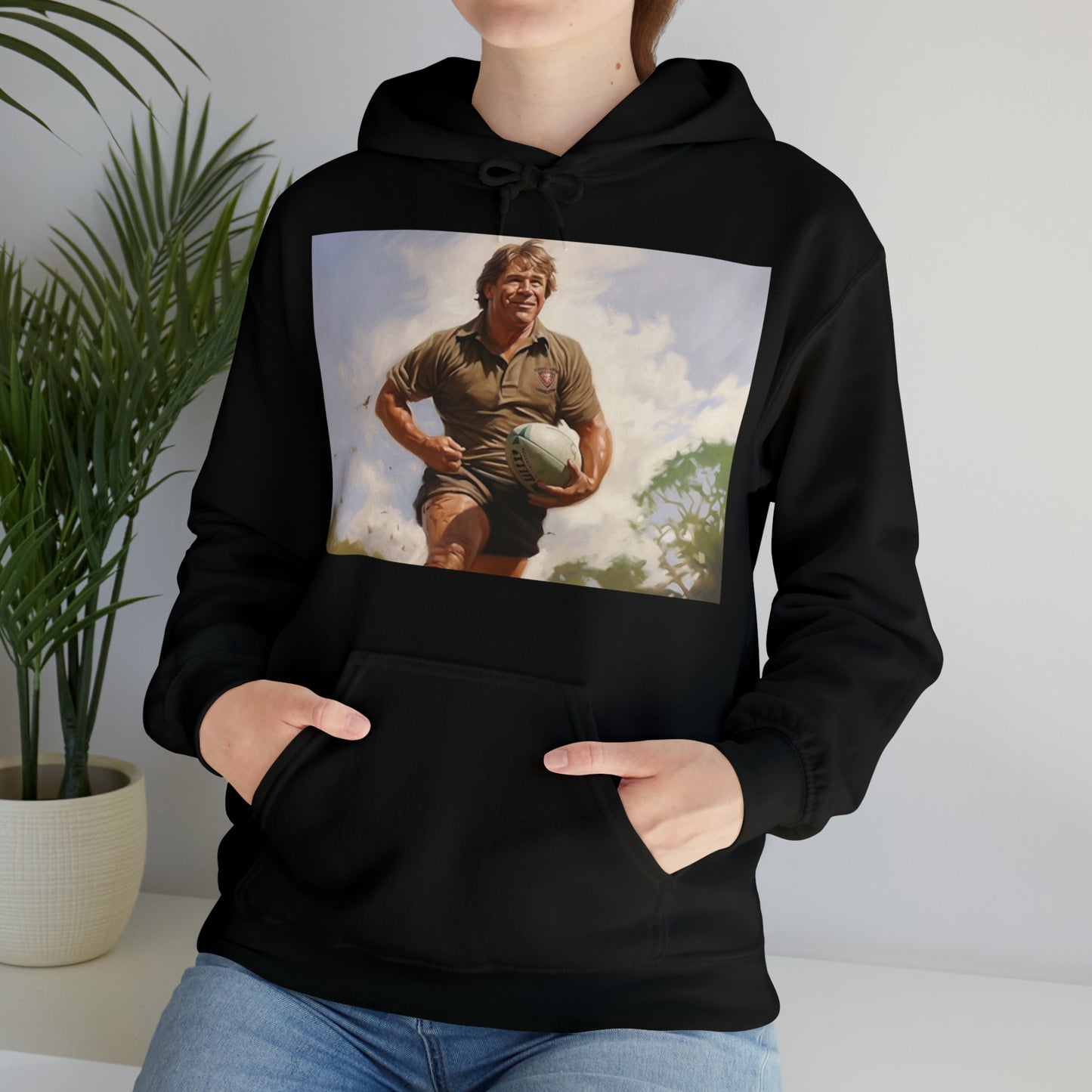 Steve Irwin 2 - black hoodie