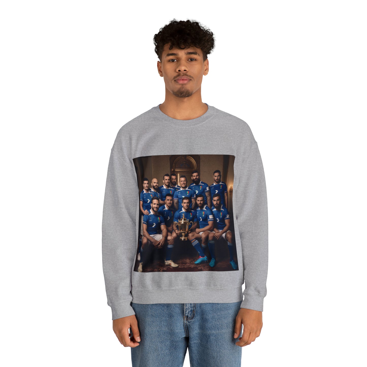 Italy World Cup photoshoot - light sweatshirts