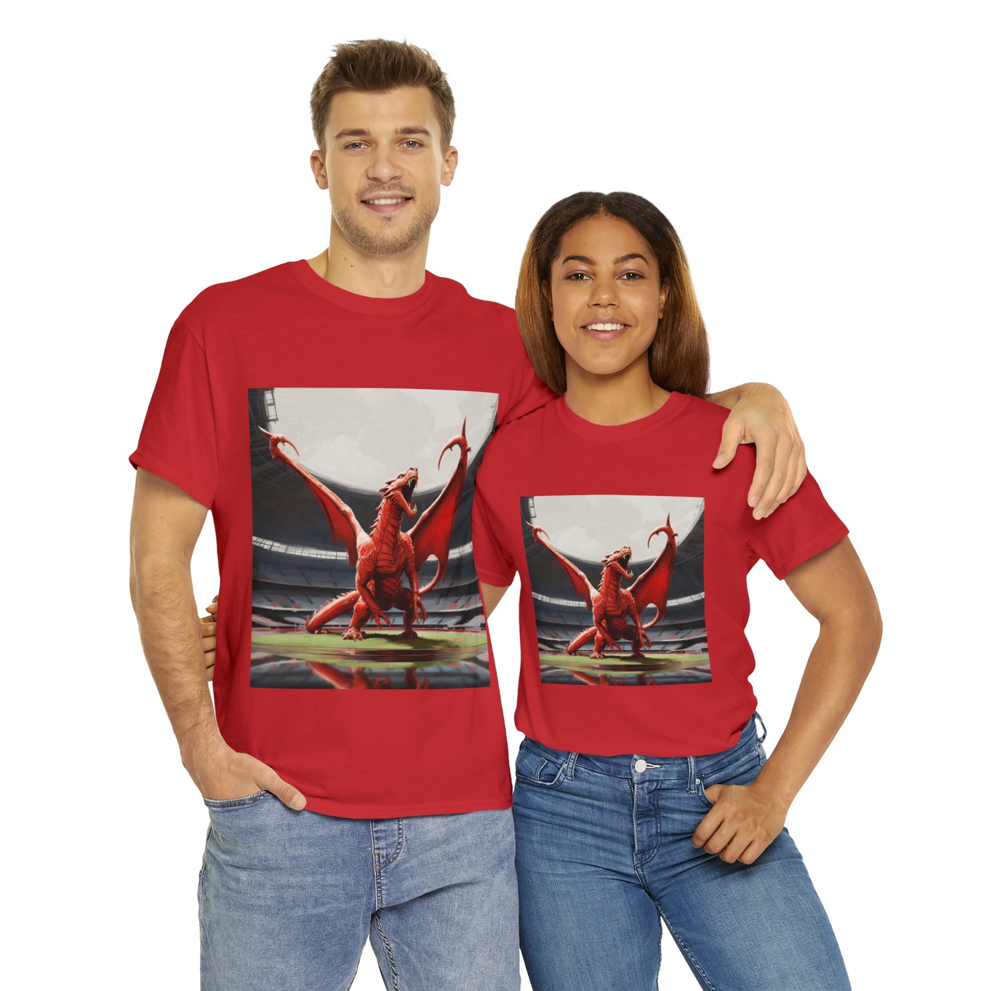 Welsh Dragon - dark shirts