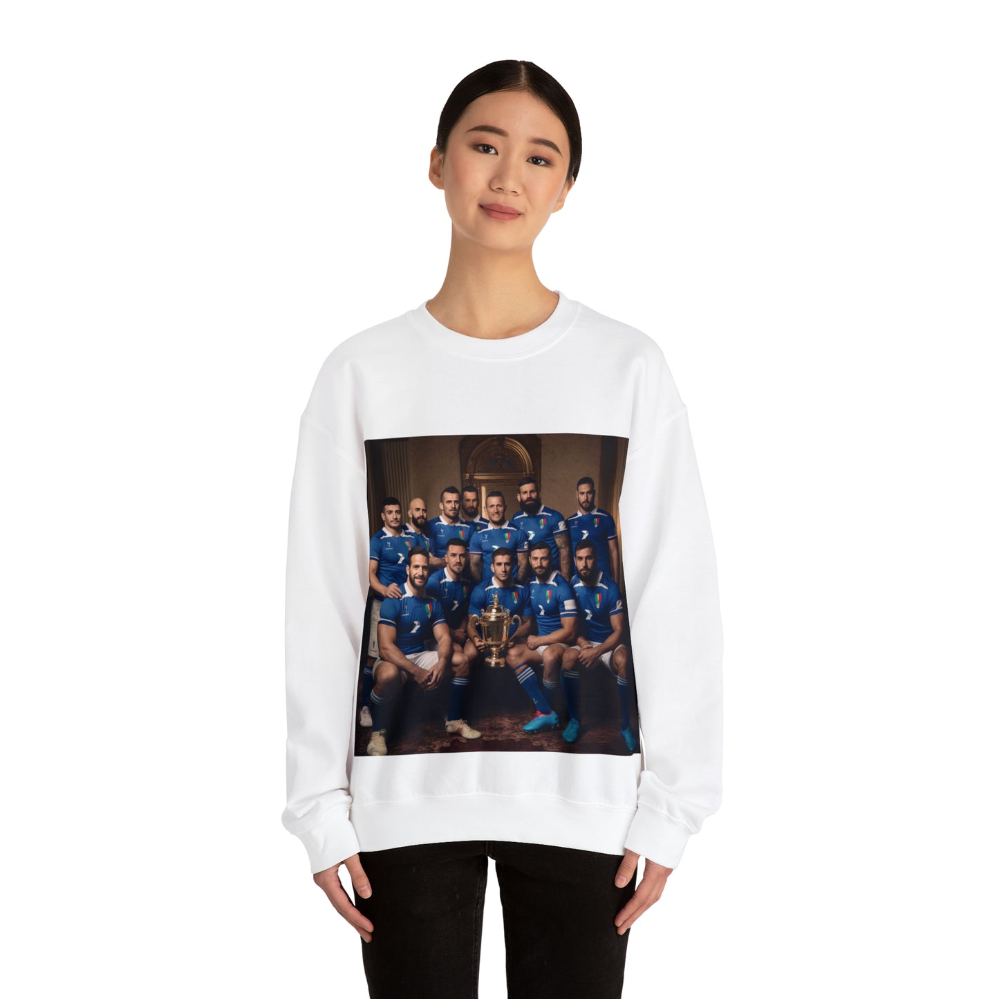 Italy World Cup photoshoot - light sweatshirts