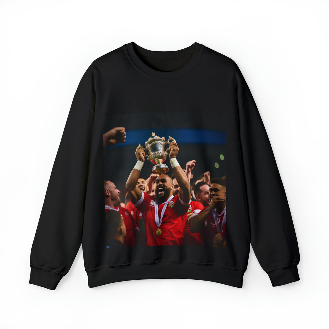 Tonga lifting the RWC - black sweatshirt