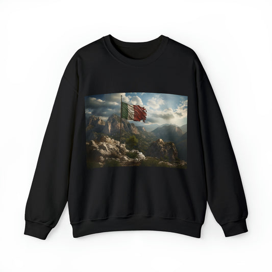 Italy Flag - black sweatshirt