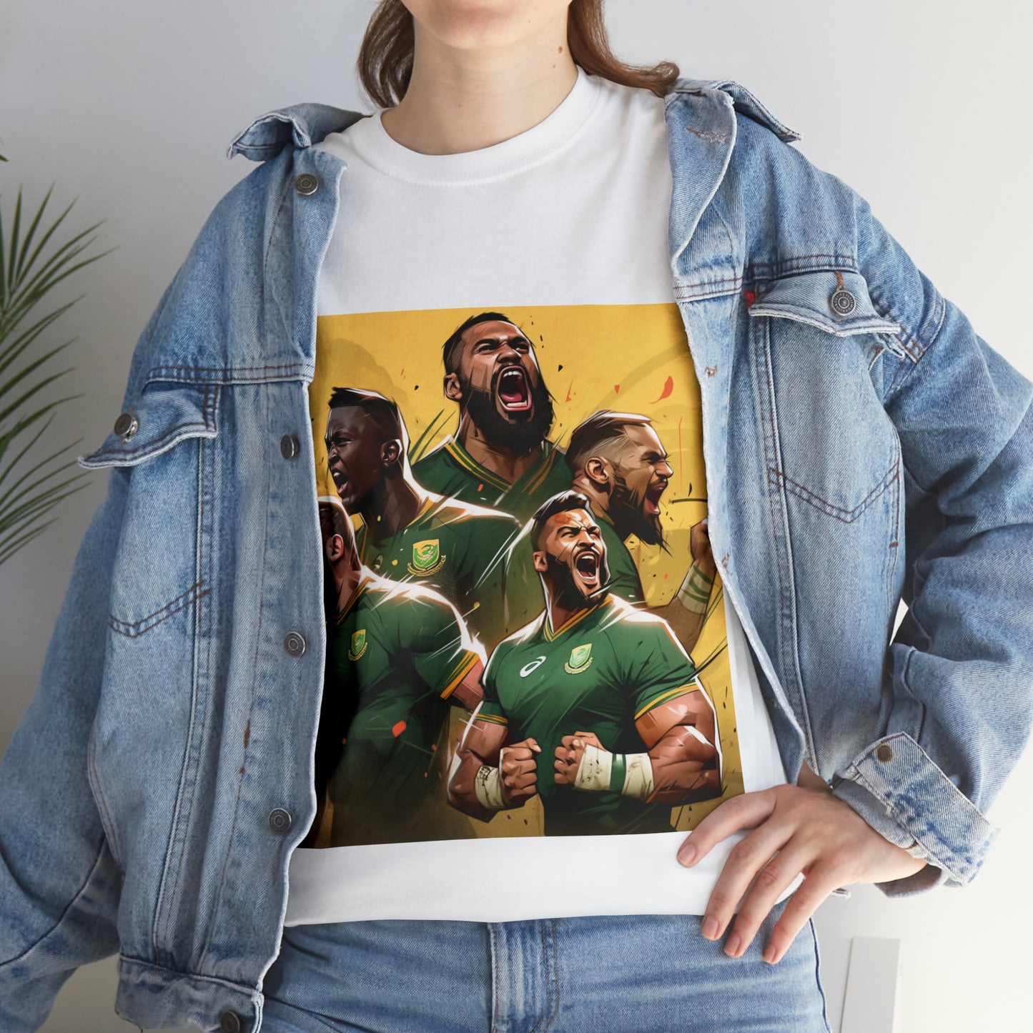 Springboks Celebrating - light shirts